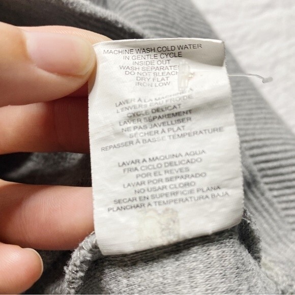 Never Lose HEDGE Long Sleeve Ribbed Henley Cotton Blend Minimalist Size Small - Picture 6 of 8